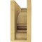 Ekena Millwork 5"W x 15"D x 10"H Classic Diane Rough Cedar Woodgrain TimberThane Corbel, Primed Tan CORUR05X15X10DIARCPR - alternate 4